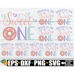 sweet one birthday, girls 1st birthday, donut theme birthday, matching family birthday, matching birthday, donut birthda