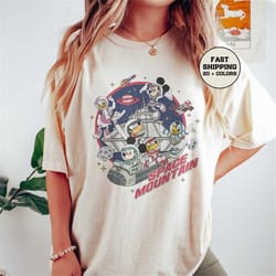 vintage space mountain shirt, retro disney astronaut shirt, retro walt disney world tee, mickey and friends shirt, disne