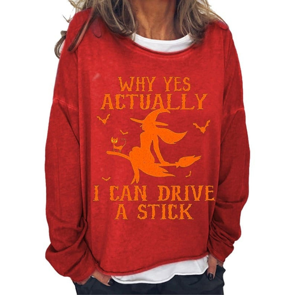 Halloween Why Yes Actually I Can Drive A Stick Sweatshirt, Witch Shirt, Salem Witch Trials Shirt, Salem Witch Shirt, Witch Trials Shirt - 2.jpg