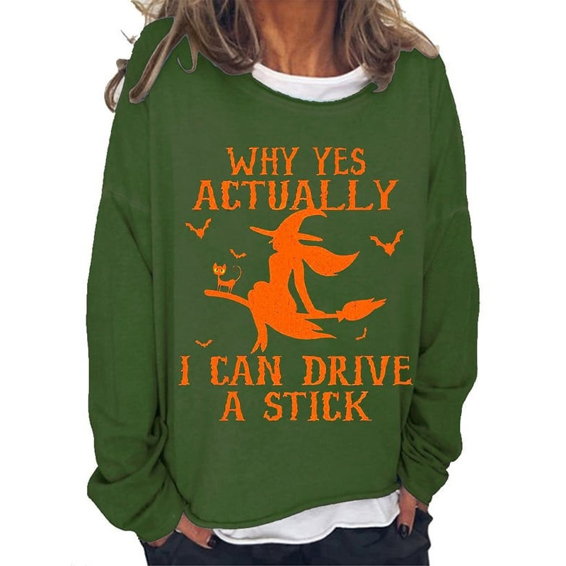 Halloween Why Yes Actually I Can Drive A Stick Sweatshirt, Witch Shirt, Salem Witch Trials Shirt, Salem Witch Shirt, Witch Trials Shirt - 4.jpg