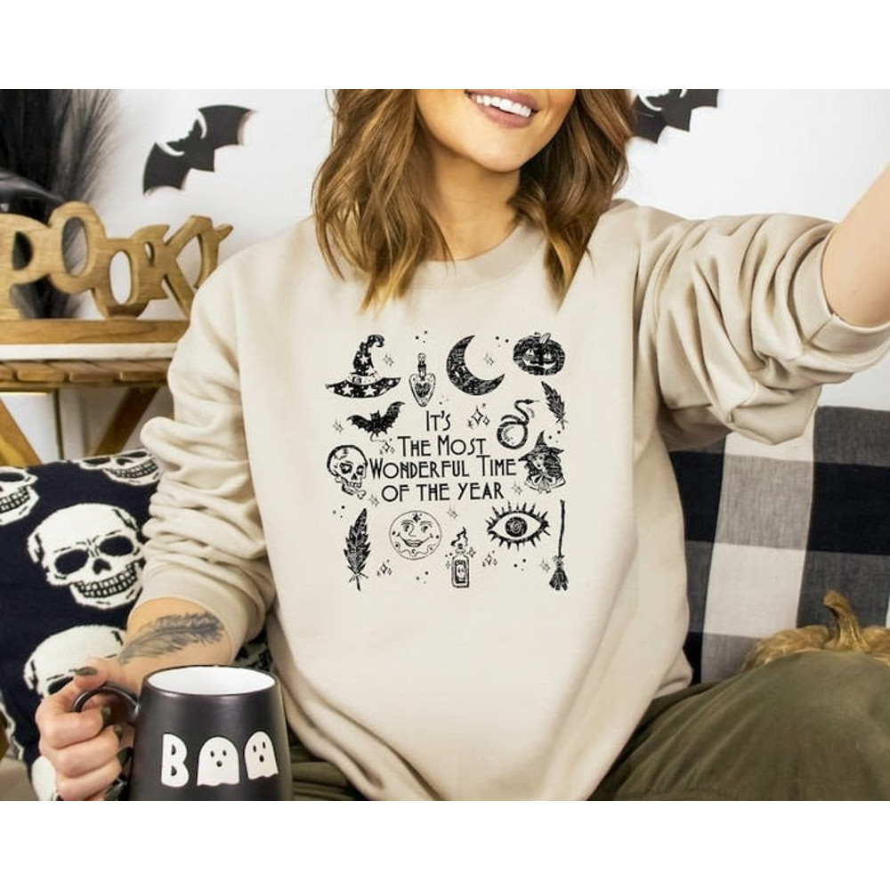 It's The Most Wonderful Time Of The Year Shirt, Vintage Halloween shirt, Halloween, Wonderful Time Of The Year Halloween Sweatshirt - 2.jpg