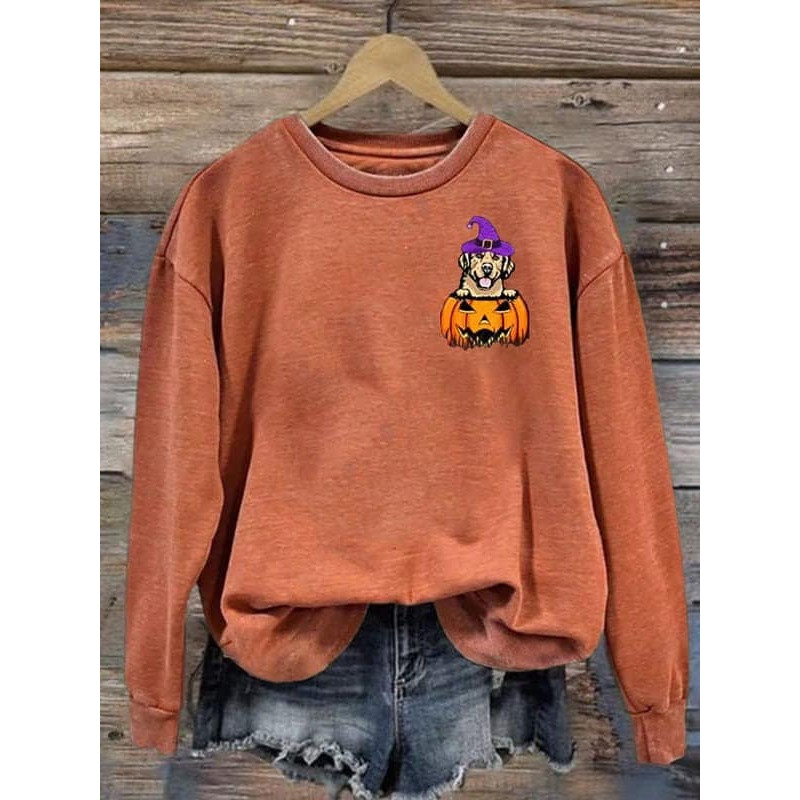 Pumpkin Halloween Sweatshirt, Pumpkin TShirt, Fall Shirt Spooky Season Shirt, Fall Shirts for Women Creepy Halloween Shirt, Funny Halloween - 1.jpg