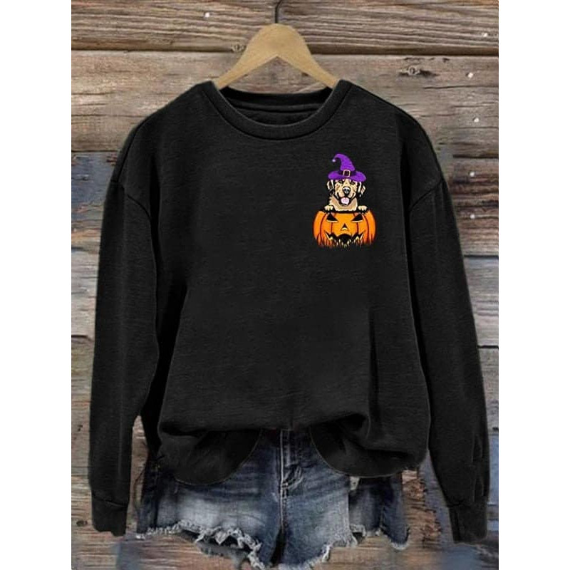 Pumpkin Halloween Sweatshirt, Pumpkin TShirt, Fall Shirt Spooky Season Shirt, Fall Shirts for Women Creepy Halloween Shirt, Funny Halloween - 3.jpg