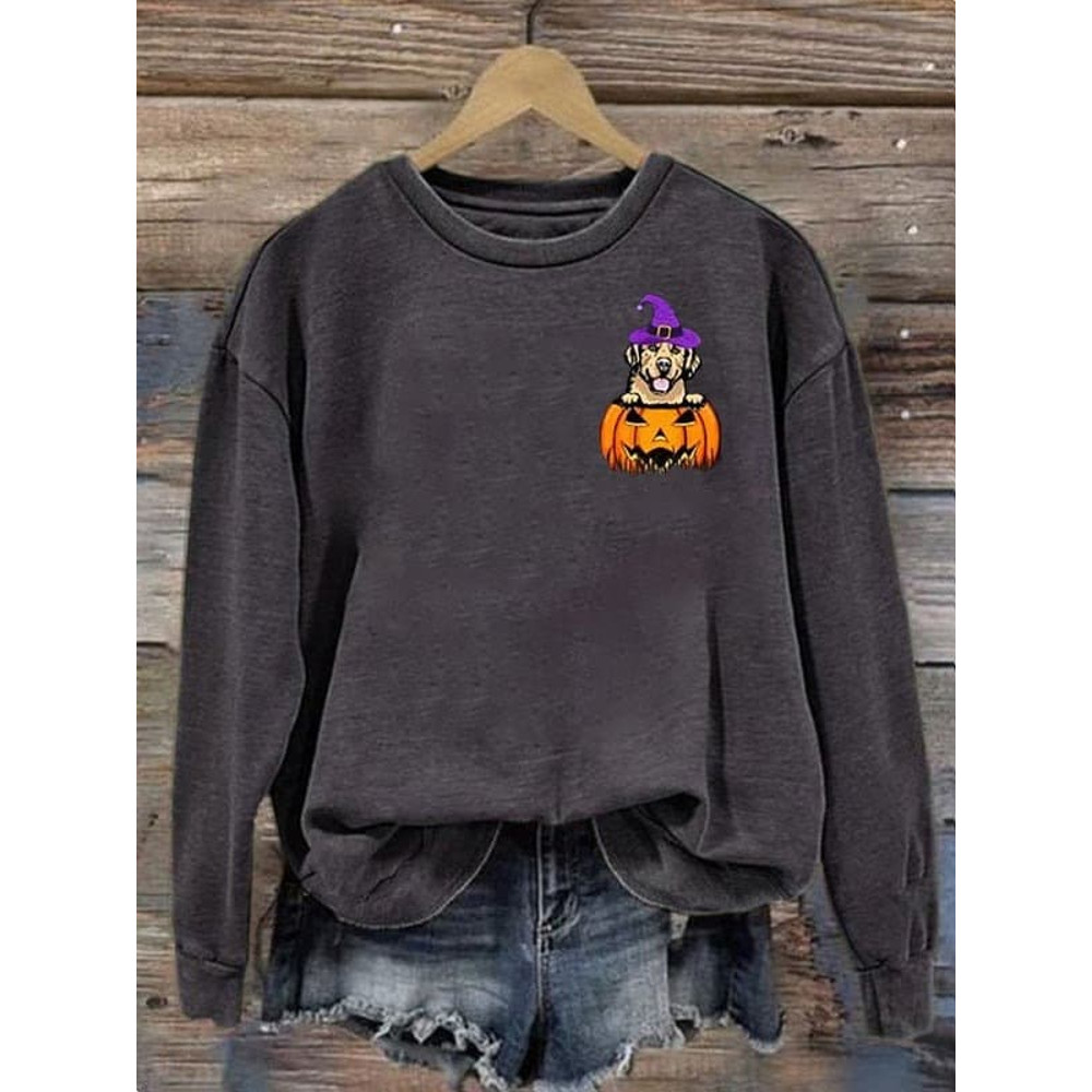Pumpkin Halloween Sweatshirt, Pumpkin TShirt, Fall Shirt Spooky Season Shirt, Fall Shirts for Women Creepy Halloween Shirt, Funny Halloween - 4.jpg