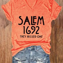 salem 1692 you miss one crew t-shirt sweater, v-neck, salem witch trials shirt, salem witch massachu