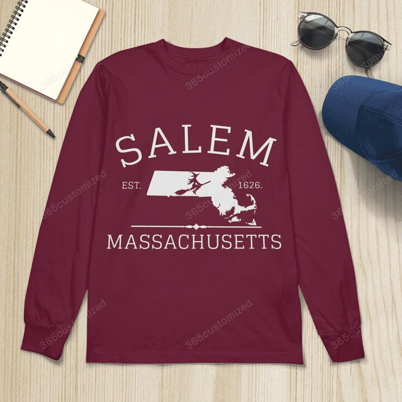Salem Witch Trials Shirt, Salem Witch Shirt, Massachusetts Witch Trials Shirt, Spooky Season Shirt, Salem Massachusetts,Halloween Sweatshirt - 5.jpg