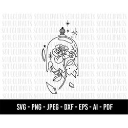 cod52- beauty and the beast svg/lineart svg bundle/line art svg/minimalist svg/flower svg /floral svg /commercial use/in