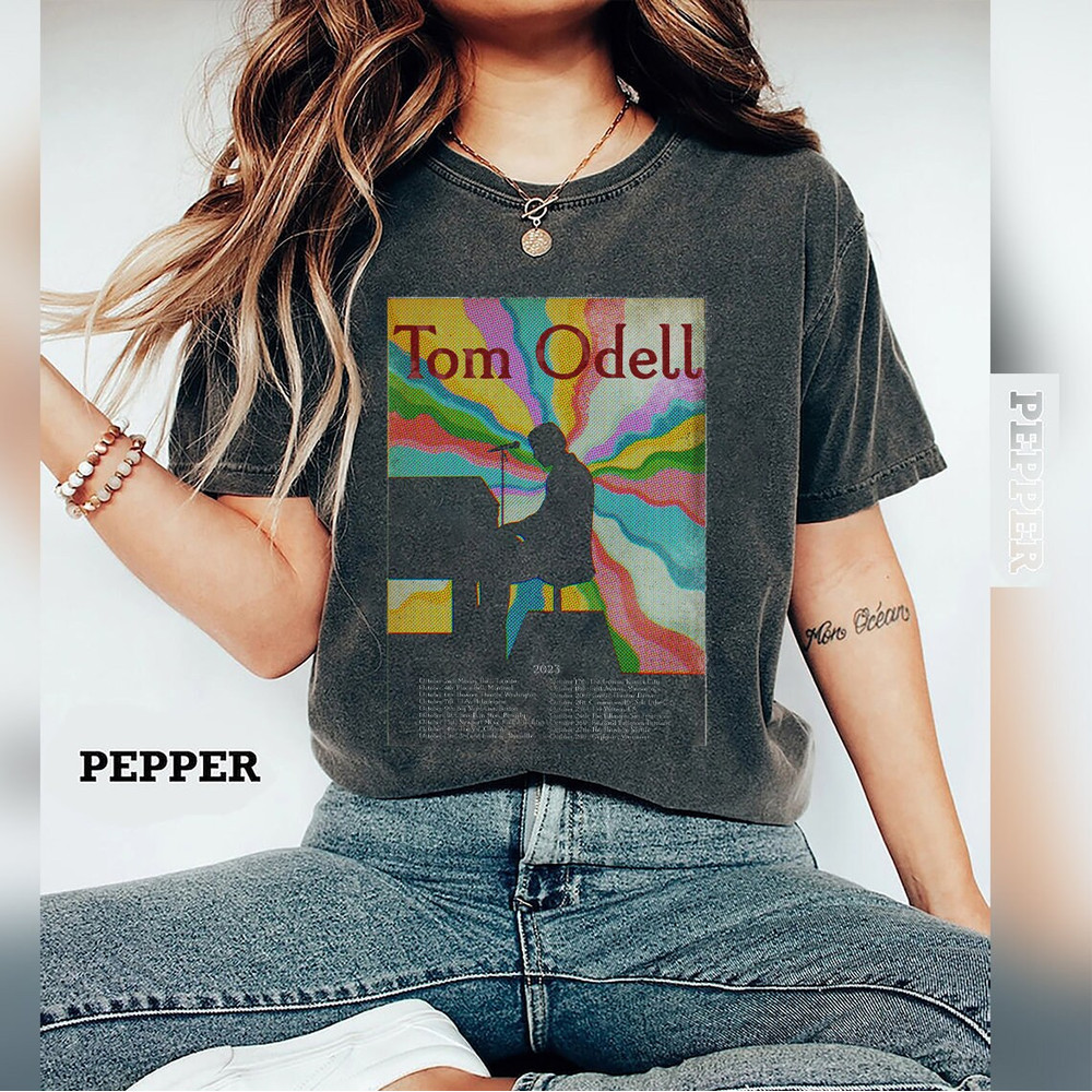 Comfort Colors® Tom Odell Shirt, Tom Odell And His Band Play Live in North America, 2023 Tom Odell Tour Shirt - 2.jpg
