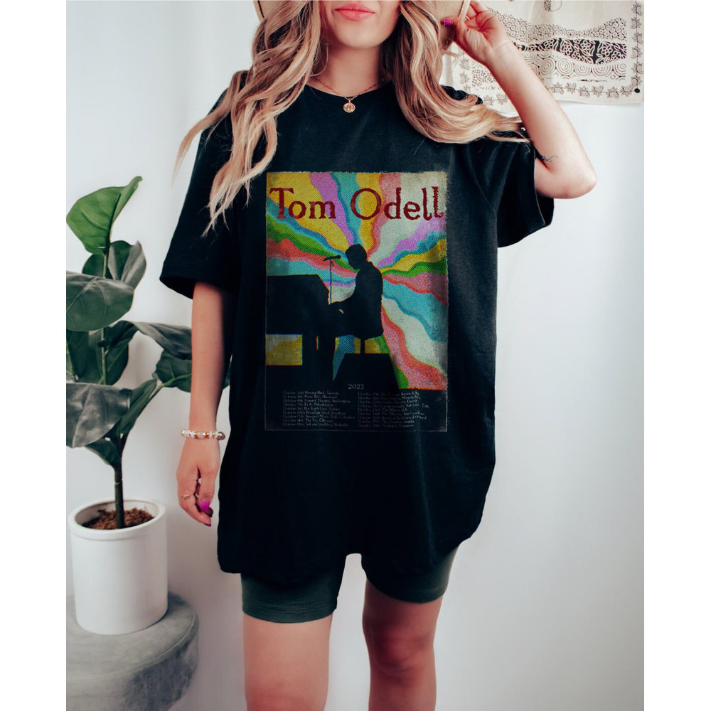Comfort Colors® Tom Odell Shirt, Tom Odell And His Band Play Live in North America, 2023 Tom Odell Tour Shirt - 3.jpg