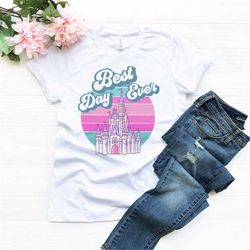 best day ever women's t-shirt, mouse theme park shirts, women unisex family shirts kids shirt, women mouse castle t shir