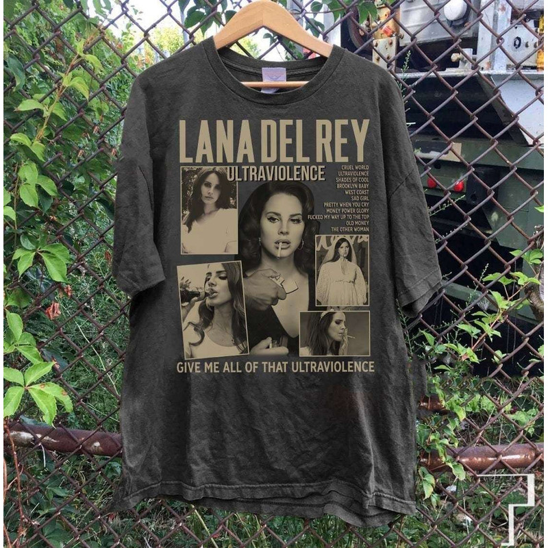 Lana Del Rey Ultraviolence Shirt, Lana Del Rey Vintage T-Shirt Retro Music Shirt, Lana Del Rey Tour Shirt - 1.jpg
