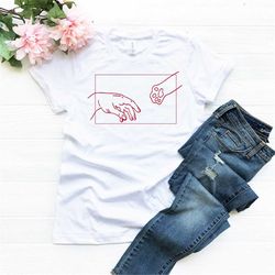 adam creation shirt, cat mom shirt, creation of hand, funny cat shirt, cat lover gift for women, gifts for cat lovers, m
