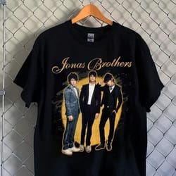 unisex jonas brothers vintage t-shirt, jonas brothers tour t-shirt gift for fans, five albums one ni
