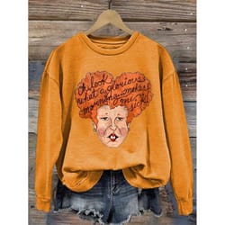 halloween women's printed long sleeve sweatshirt, halloween witch shirt, witch shirt, salem witch shirt, massachusetts w