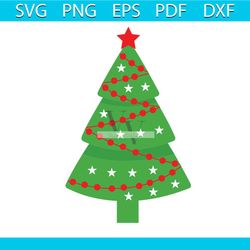 christmas tree and ornaments svg, christmas svg, christmas tree svg, ornaments svg, pine tree svg, christmas star svg