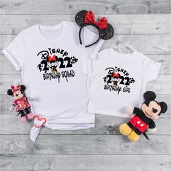 disney birthday girl shirt, birthday squad shirt, minnie birthday shirt, birthday squad shirts, gift for birthday girl,b