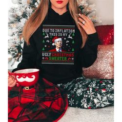 ugly christmas sweater hoodie, biden christmas sweater, ugly christmas joe biden, biden xmas shirt, hoodie