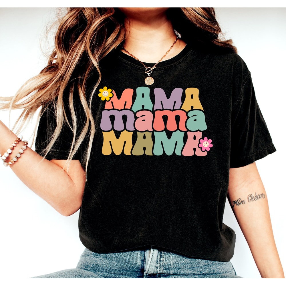 Mama Shirt, Mom T-Shirt, Mother's Day Gift Tee, Mom Life Shirt, Mommy Tee, Mothers Day Shirt, Funny Mama Shirt, New Mom Shirt, Cute Mom Tee - 2.jpg