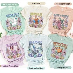 vintage 90s disney hercules characters shirt, retro hercules 1977 shirt, retro disney shirt, magic kingdom, disney famil