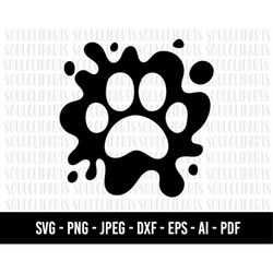 cod948-dog svg/dog clipart/dog paw svg/paw svg/animal paw svg/animal svg/dog paw/paw print/animal print/cut files for cr