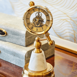 European Retro Table Clock Practical Ornament