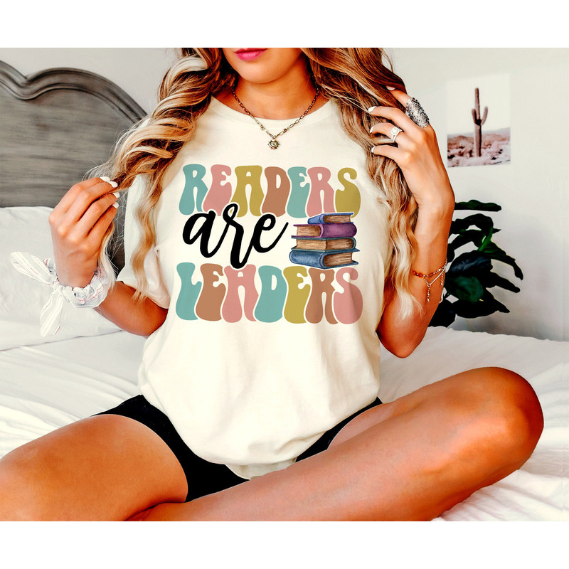 Readers Are Leaders Shirt, Librarian Shirt, Book Lover Shirt, Reading Shirt, English Teacher Tee, One More Chapter Shirt, Readers Gift Tee - 1.jpg