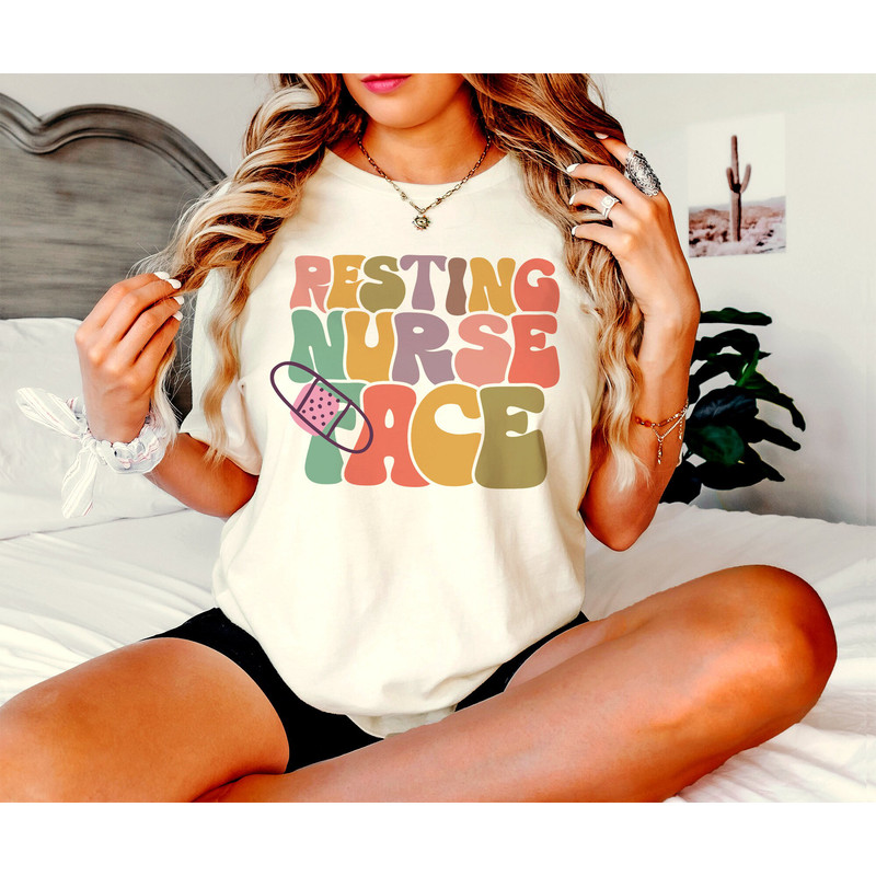 Resting Nurse Face Shirt, Nurse Shirt, Nursing School Shirt, Funny Nursing Tee, Gift For Nurse Shirt, Nurse Life Shirt, Nursing Student Tee - 1.jpg