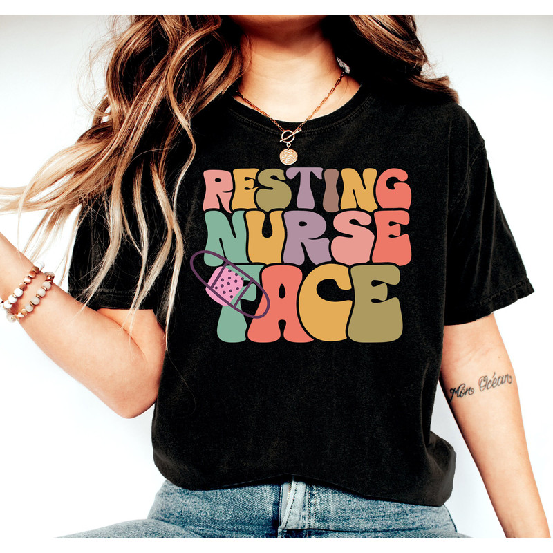 Resting Nurse Face Shirt, Nurse Shirt, Nursing School Shirt, Funny Nursing Tee, Gift For Nurse Shirt, Nurse Life Shirt, Nursing Student Tee - 2.jpg