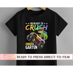 back to school dtf transfers, ready to press, t-shirt transfers, heat transfer, direct to film, ready to crush kindergar