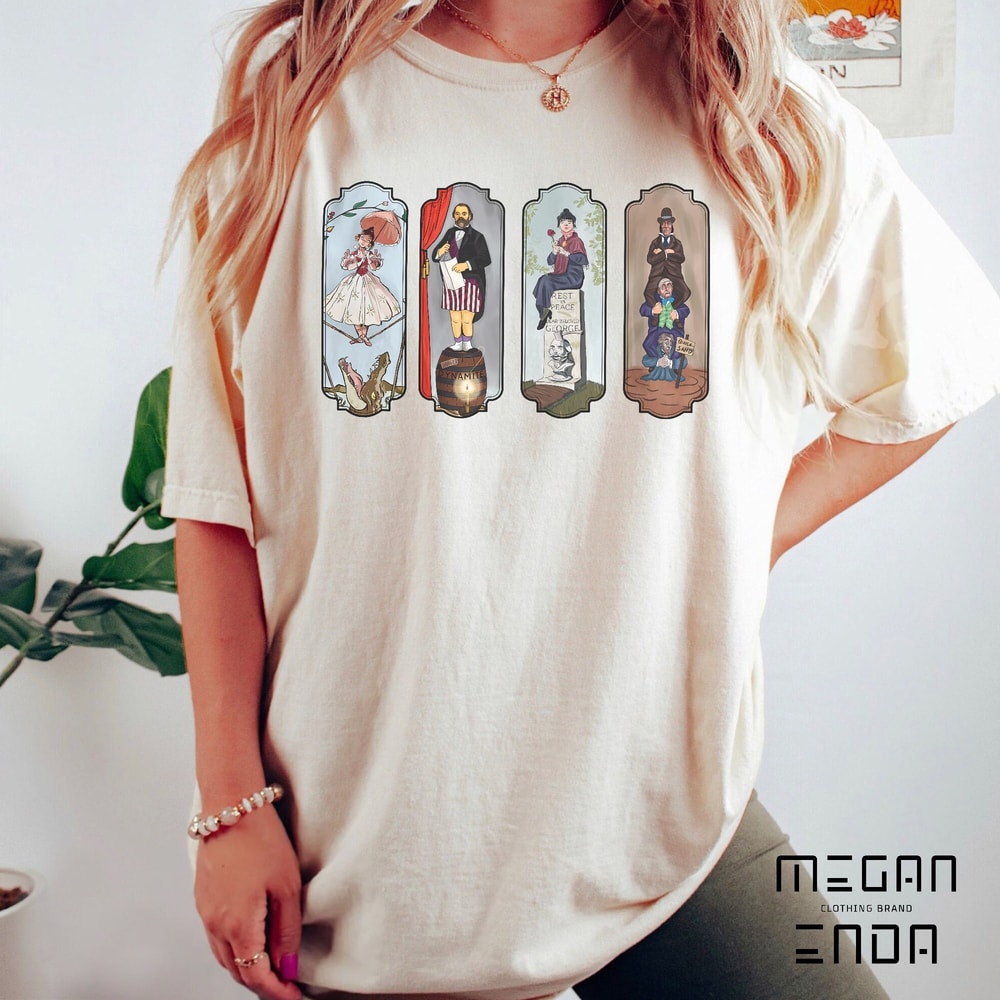 Comfort Colors Disneyland The Haunted Mansion Stretching Room Shirt, Disney Halloween Shirt, Vintage The Haunted Mansion Shirt, Disney Shirt - 1.jpg