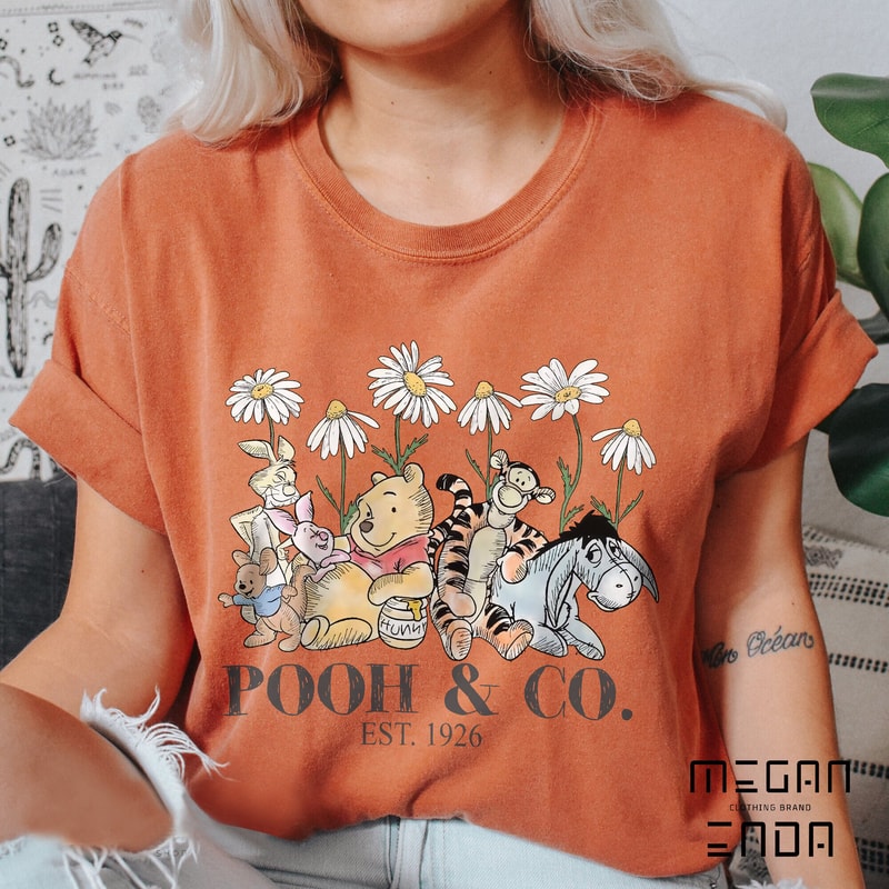 Comfort Colors Disney Winnie the Pooh Shirt, Pooh & Co EST 1926 , Pooh Bear Shirt, Pooh and Friends Shirt, Disneyland Trip Shirt, Pooh Shirt - 3.jpg