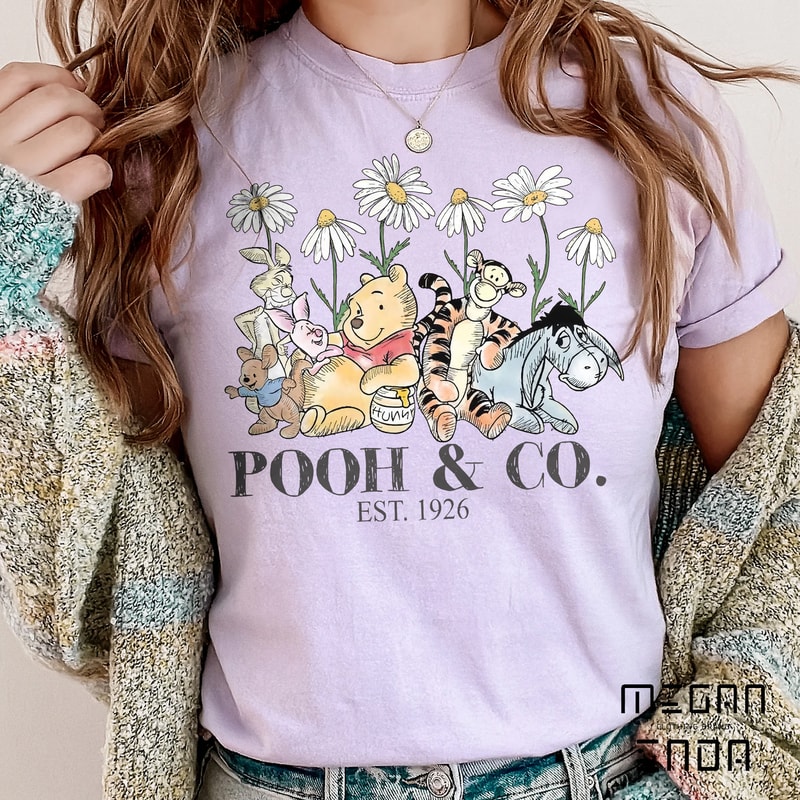 Comfort Colors Disney Winnie the Pooh Shirt, Pooh & Co EST 1926 , Pooh Bear Shirt, Pooh and Friends Shirt, Disneyland Trip Shirt, Pooh Shirt - 4.jpg
