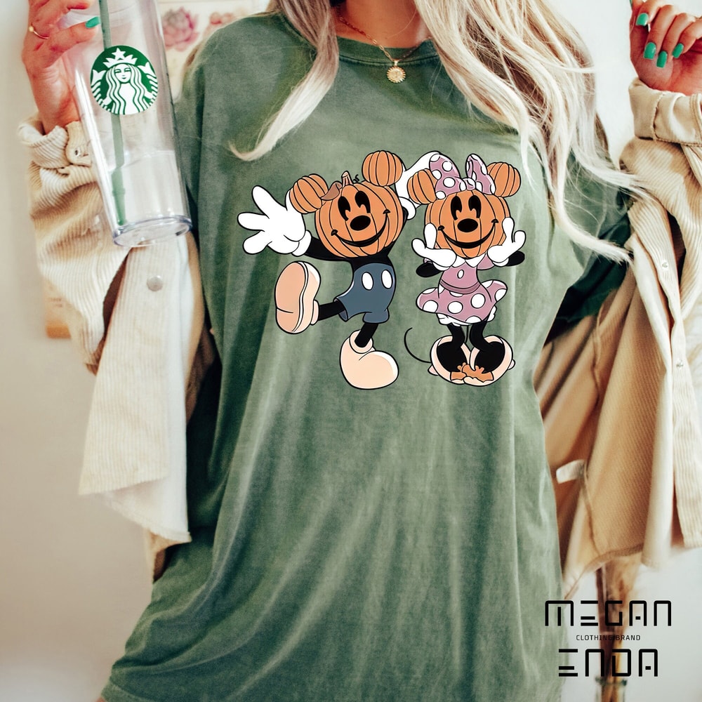 Disney Halloween, Halloween shirt, Pumpkin shirt, Pumpkin Mouse shirt, Halloween mouse shirt, Mouse party shirt, Pumpkin head shirt - 5.jpg