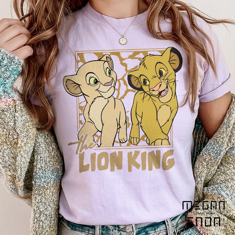 Disney Lion King Simba And Young Nala Hakuna Matata Retro Shirt, Magic Kingdom Unisex T-shirt Family Birthday Gift Adult Kid Toddler Tee - 3.jpg