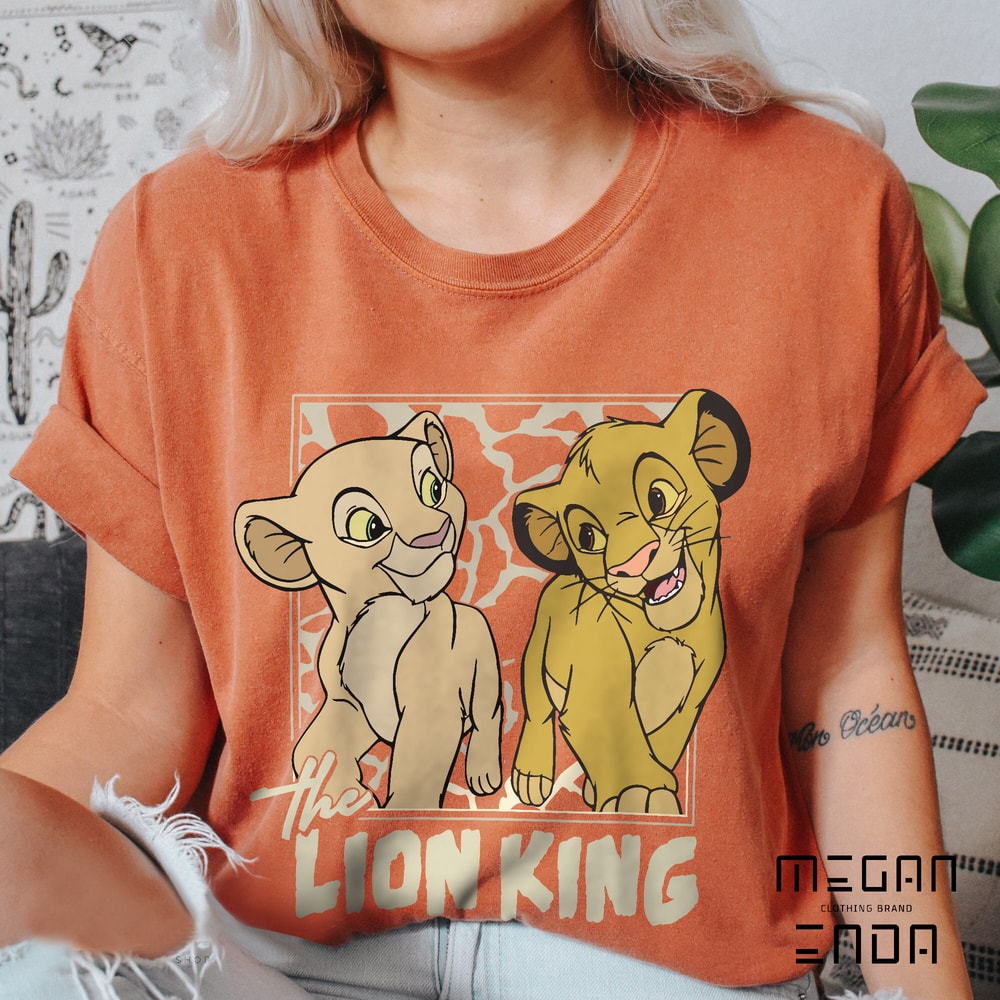 Disney Lion King Simba And Young Nala Hakuna Matata Retro Shirt, Magic Kingdom Unisex T-shirt Family Birthday Gift Adult Kid Toddler Tee - 5.jpg