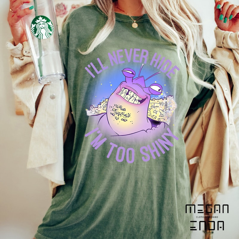 Disney Moana Tamatoa Portrait I'll Never Hide I'm Too Shiny T-Shirt, Disneyland Family Matching Tee Trip Unisex T-shirt, Disney Shirt - 5.jpg