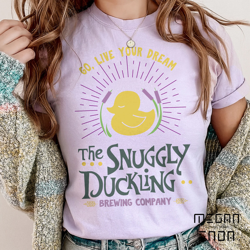 Disney Tangled Rapunzel The Snuggly Duckling Go Live Your Dream Shirt, WDW Trip Unisex T-shirt, Disney Shirt, Disney Trip Shirt - 4.jpg