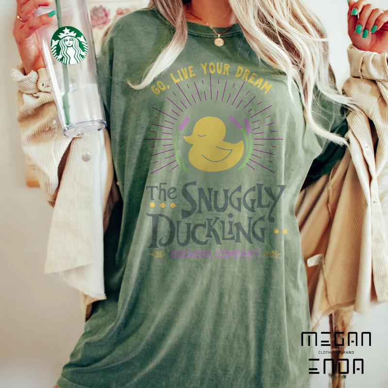 Disney Tangled Rapunzel The Snuggly Duckling Go Live Your Dream Shirt, WDW Trip Unisex T-shirt, Disney Shirt, Disney Trip Shirt - 6.jpg