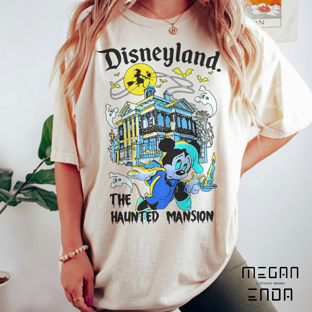Disneyland The Haunted Mansion Shirt, Disney Comfort Colors Shirt, Mickey Halloween Shirt, Disney Halloween Matching Shirt, Halloween Shirt - 2.jpg