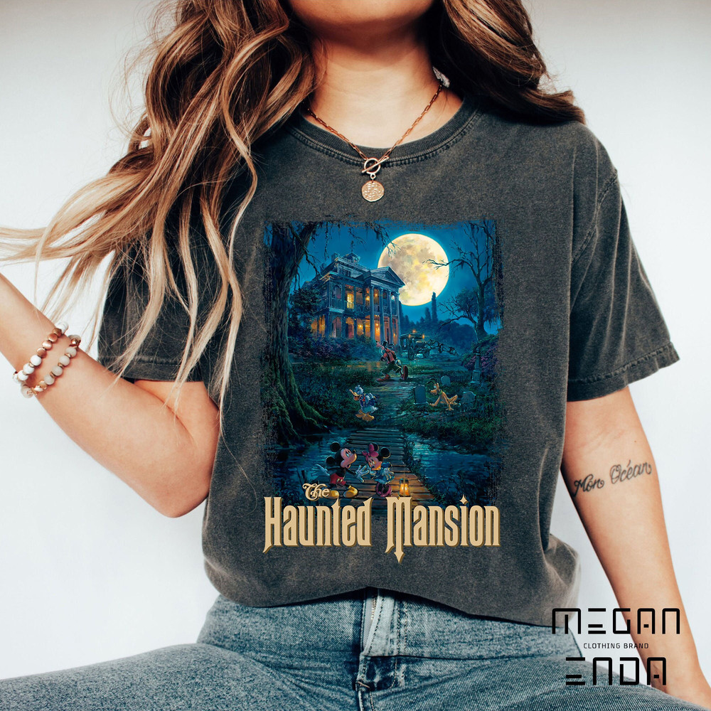 Halloween Shirt, Comfort Colors The Haunted Mansion Shirt, Haunted Mansion Tee, Disney Halloween Shirt, Halloween Shirt, Magic Kingdom Shirt - 1.jpg