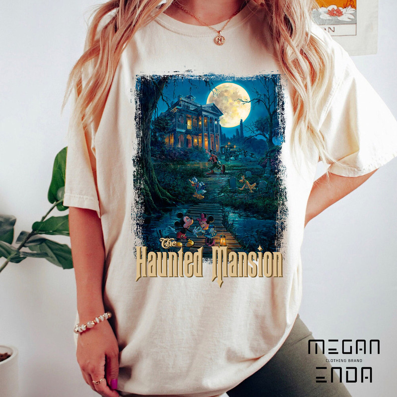 Halloween Shirt, Comfort Colors The Haunted Mansion Shirt, Haunted Mansion Tee, Disney Halloween Shirt, Halloween Shirt, Magic Kingdom Shirt - 2.jpg