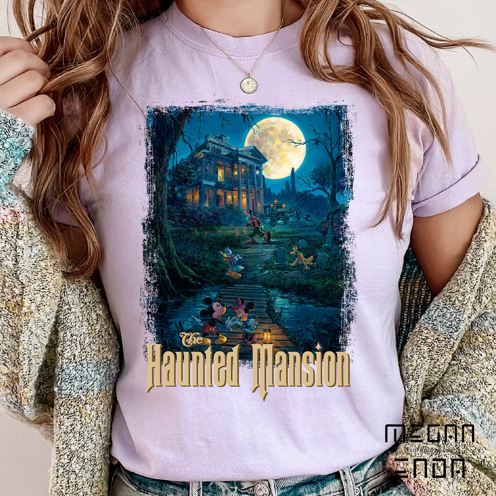 Halloween Shirt, Comfort Colors The Haunted Mansion Shirt, Haunted Mansion Tee, Disney Halloween Shirt, Halloween Shirt, Magic Kingdom Shirt - 3.jpg