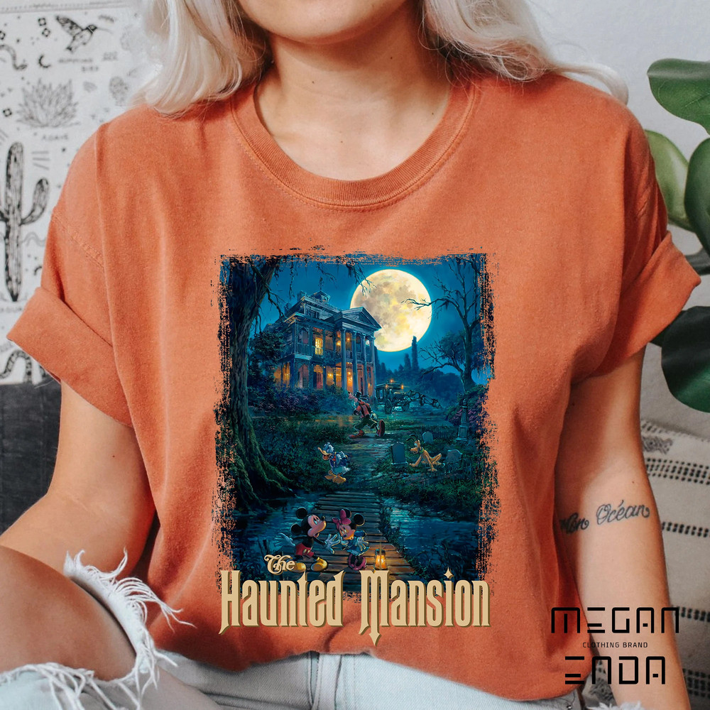 Halloween Shirt, Comfort Colors The Haunted Mansion Shirt, Haunted Mansion Tee, Disney Halloween Shirt, Halloween Shirt, Magic Kingdom Shirt - 4.jpg