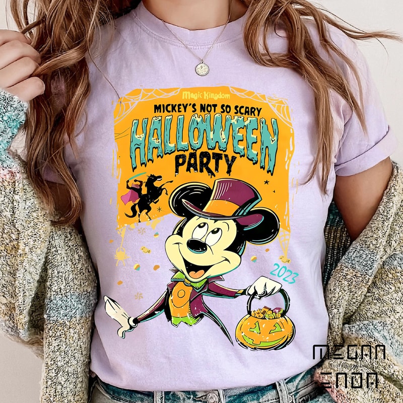Halloween Shirt, Disney Halloween, Comfort Colors Shirt Mickey's Not So Scary Halloween Party,Mickey Halloween Shirt, Disney Halloween Shirt - 3.jpg