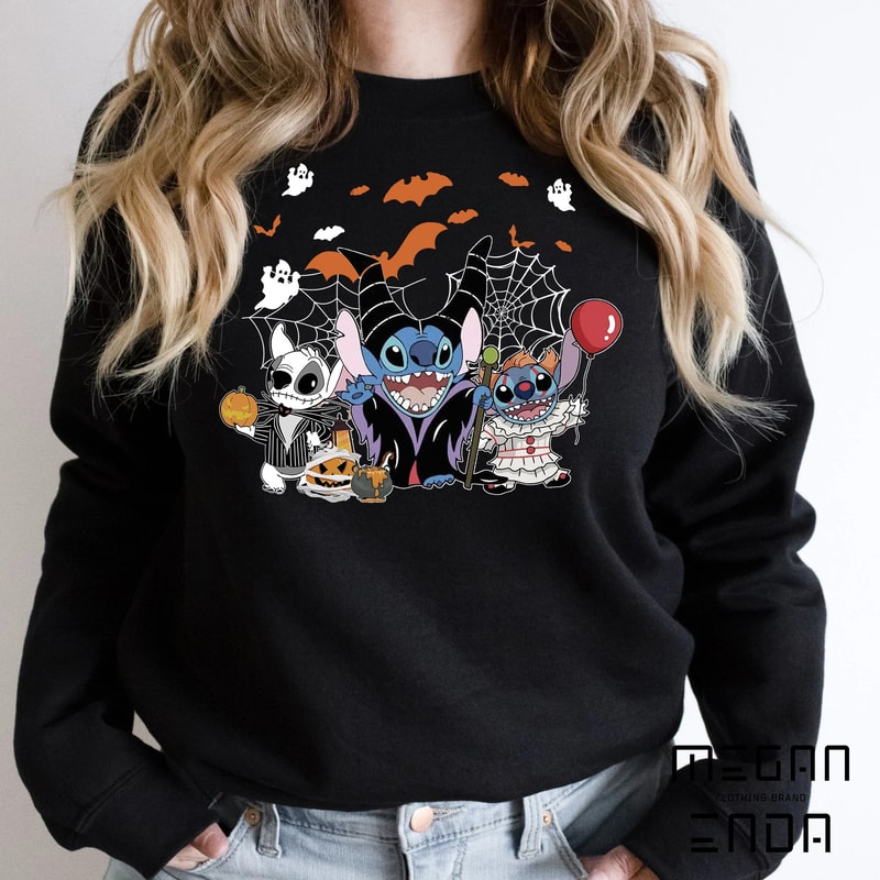 Halloween Sweatshirt, Mouse and Friends Halloween Sublimation Design, Trick or Treat Sweatshirt, Spooky Vibes Sweatshirt - 2.jpg