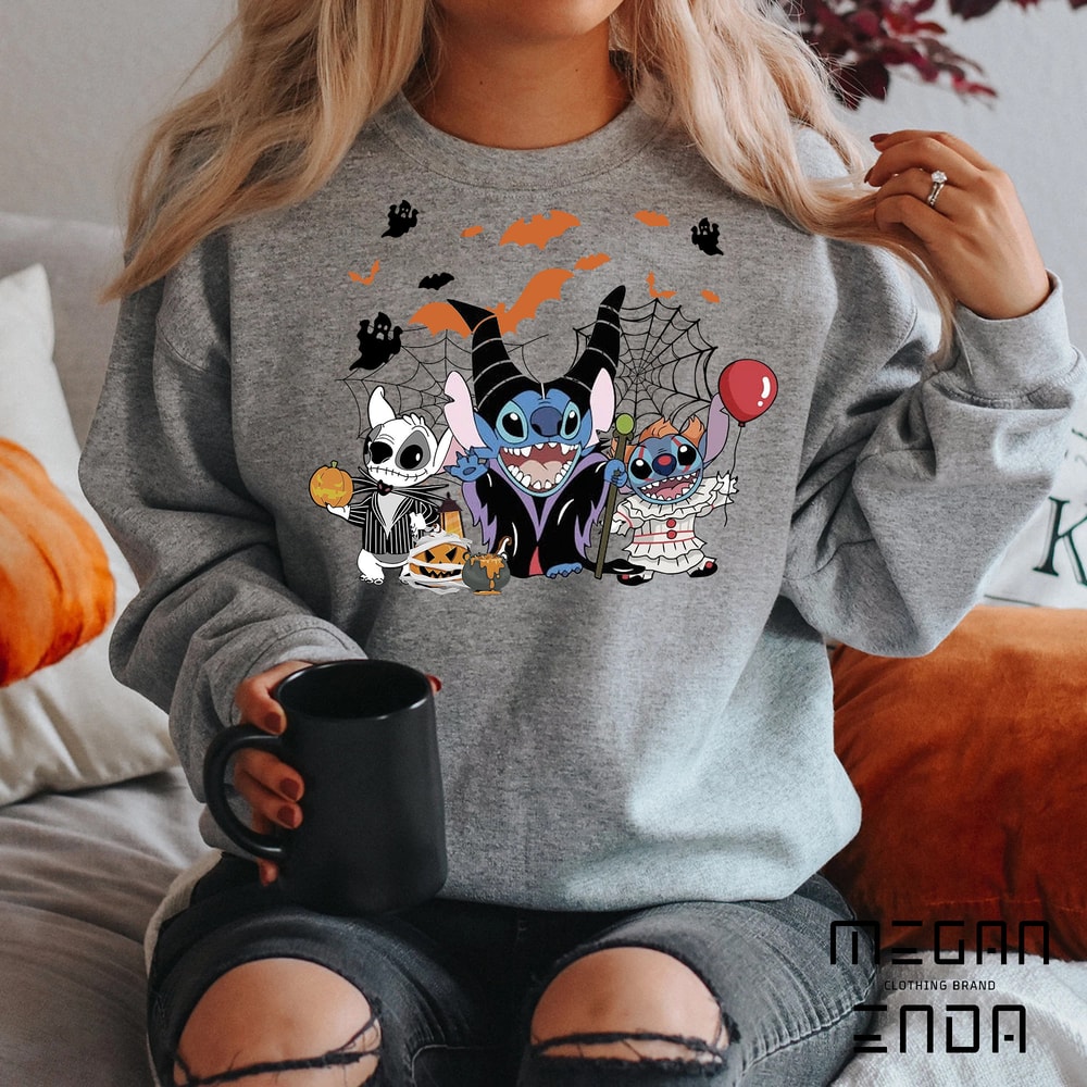 Halloween Sweatshirt, Mouse and Friends Halloween Sublimation Design, Trick or Treat Sweatshirt, Spooky Vibes Sweatshirt - 4.jpg