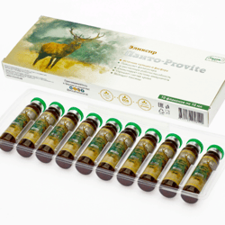 Elixir Drinking Altai "Panto-Provite" with deer antlers 10 glass bottles X 10 ml with straw powerful natural