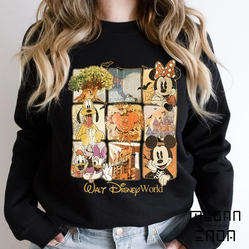 Halloween Sweatshirt, Vintage Walt Disney World Halloween Shirts, Disney Halloween Sweatshirt, Mickey and Friends Halloween Shirt - 2.jpg