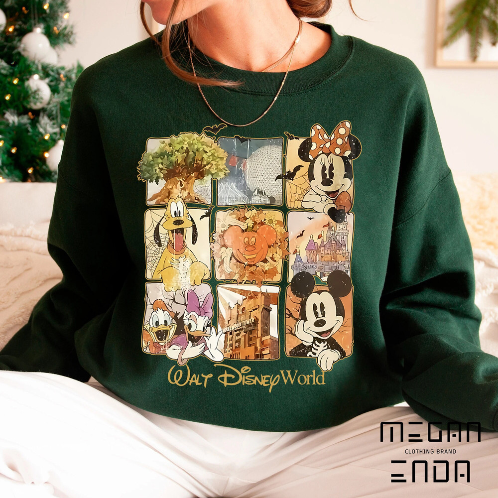 Halloween Sweatshirt, Vintage Walt Disney World Halloween Shirts, Disney Halloween Sweatshirt, Mickey and Friends Halloween Shirt - 3.jpg
