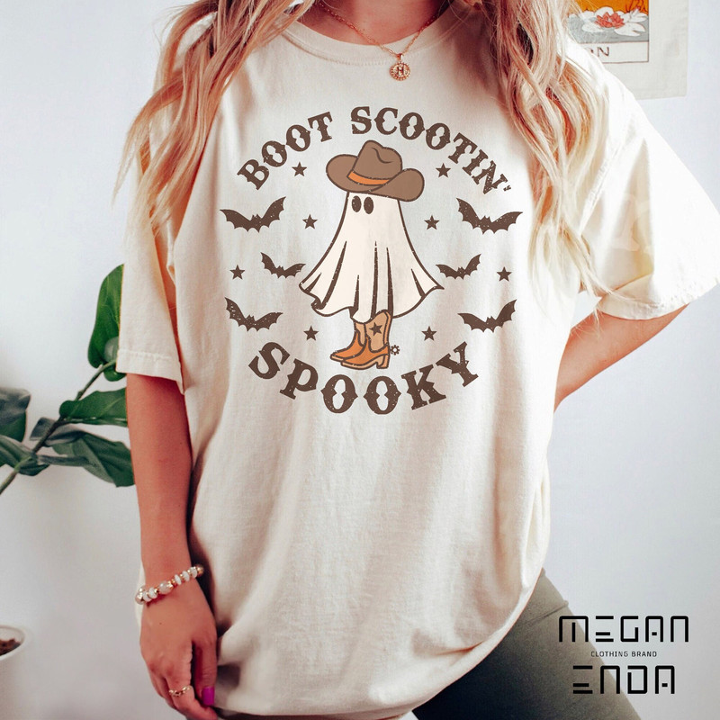 Mickey Ghost Spooky Season Comfort Colors Shirt, Mickey Boo Halloween Shirt, Pumpkin Mickey, Disney Spooky Shirt, Disney Halloween Shirt - 1.jpg